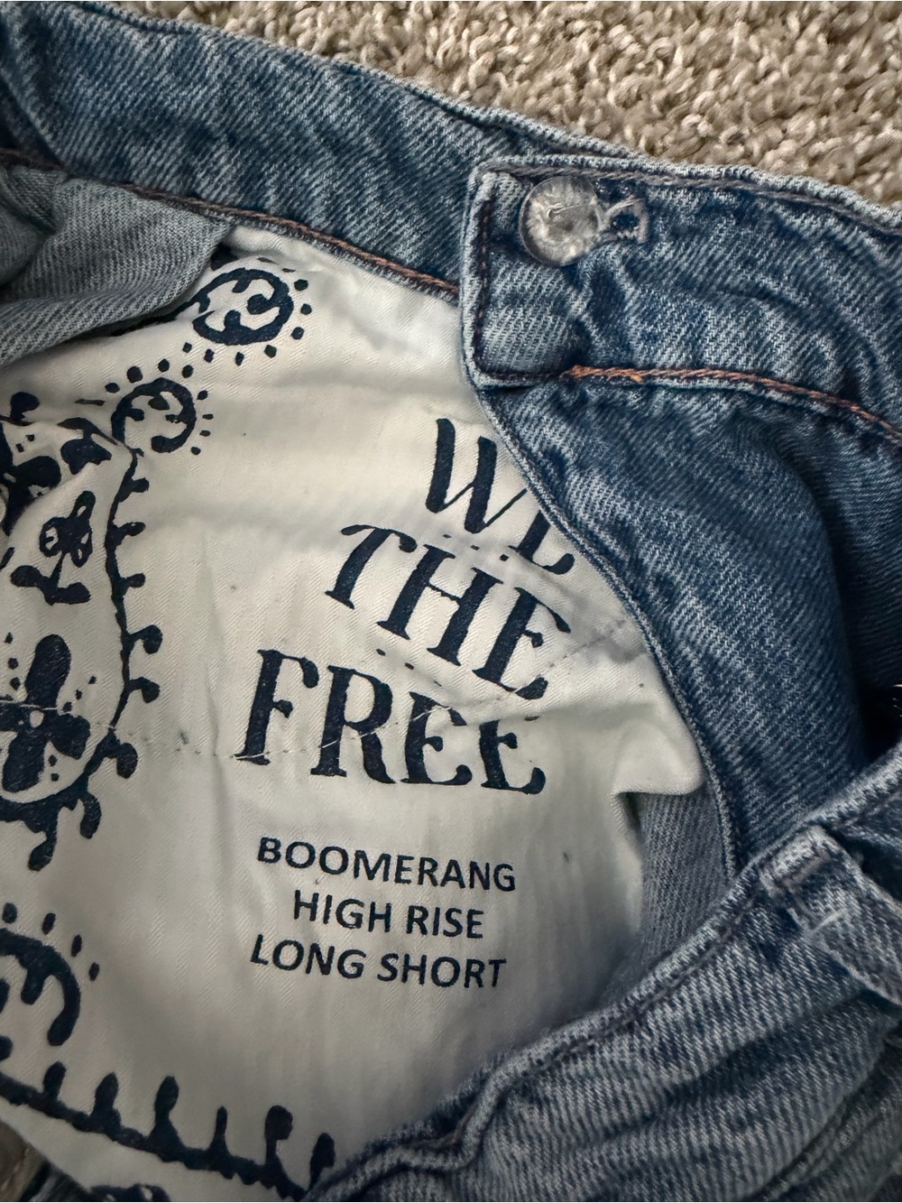 FP • we the free boomerang high rise long shorts - Picture 7 of 8